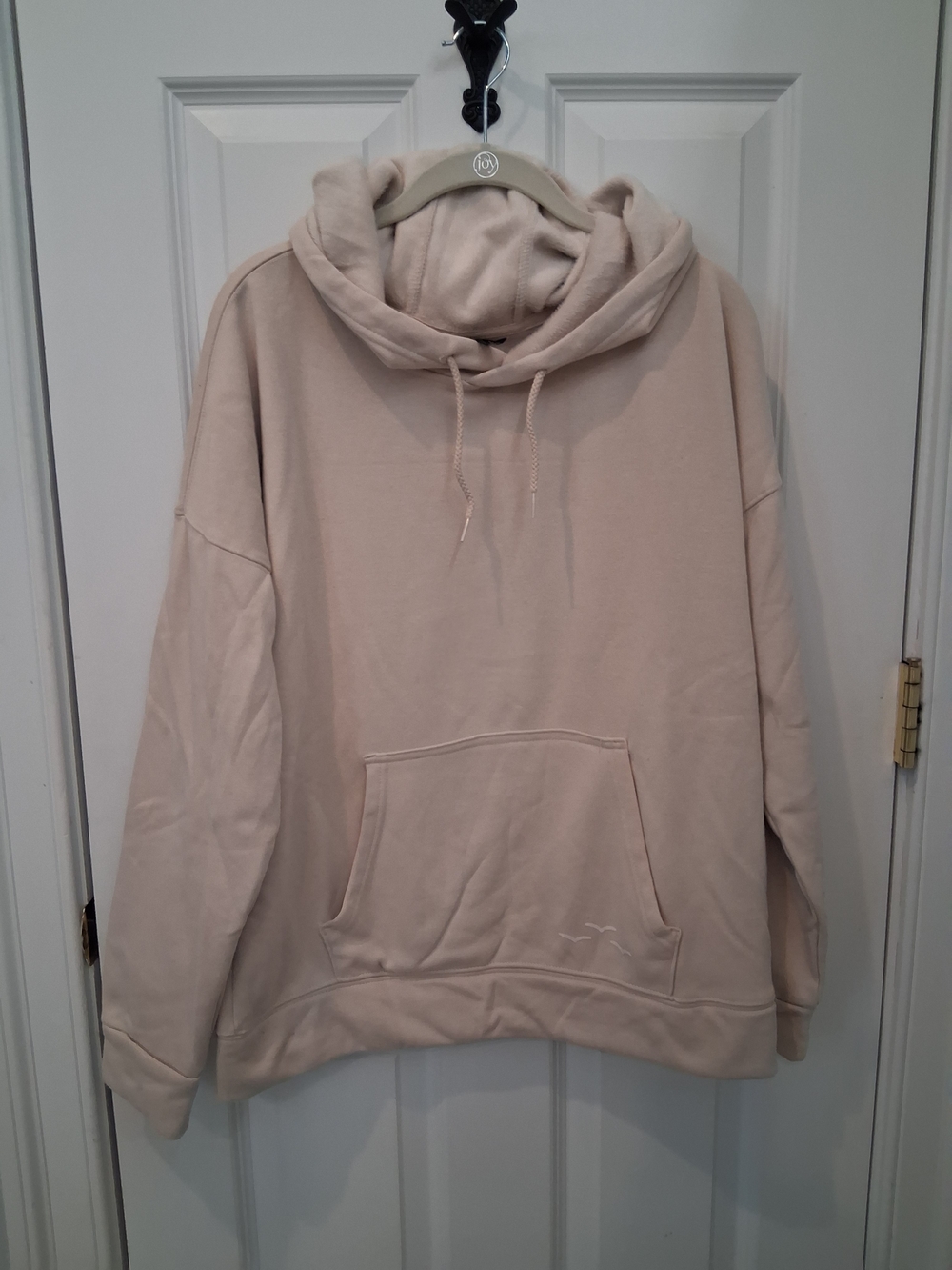 Lazypants Women's Oversized Cream Hoodie Sweatshirt